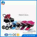 New arrival best quality dolls pram for babies,CE approved luxurious mental doll pram stroller,rubber wheel differential carrier